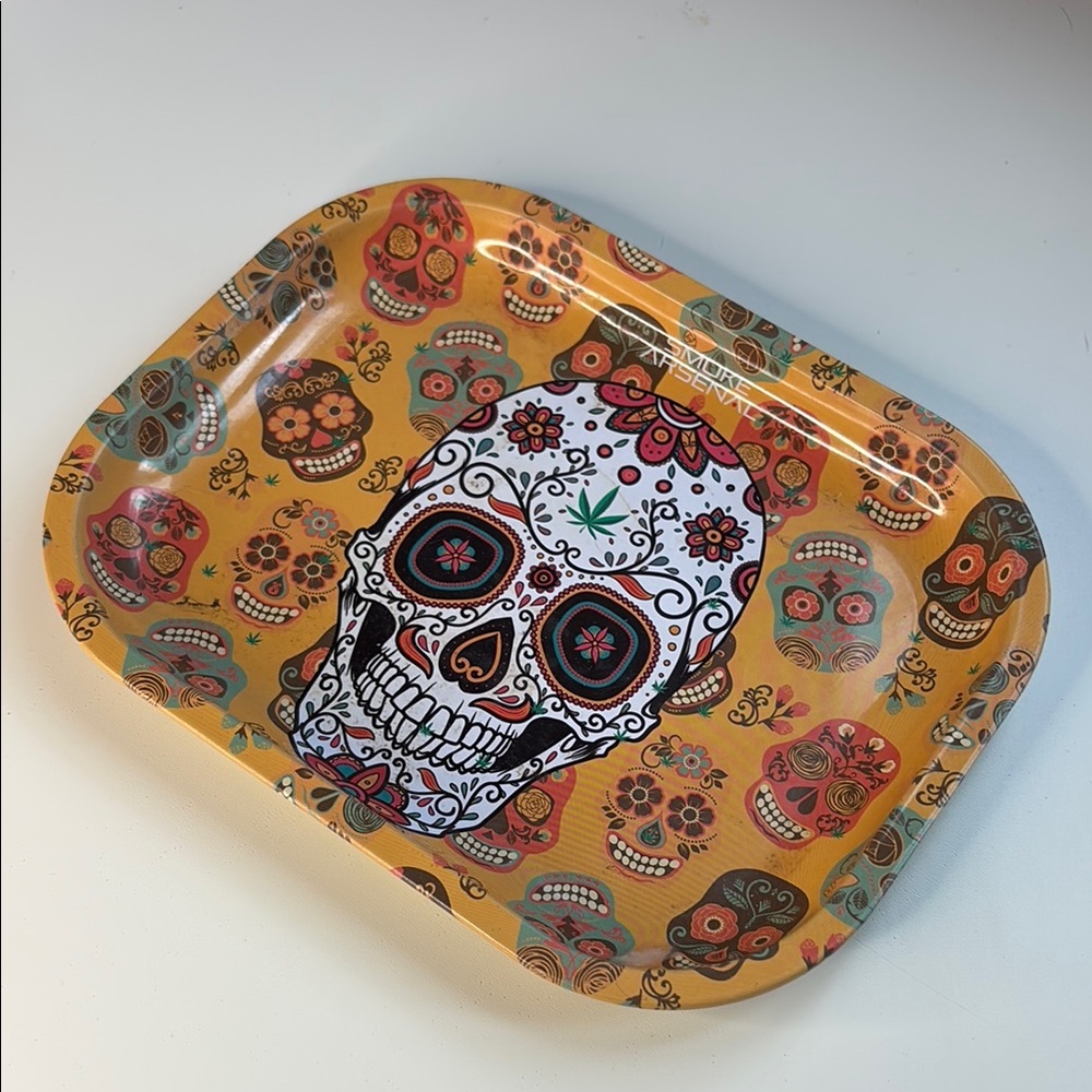 Colorful Sugar Skull Tray
